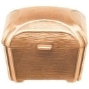 Pila de Agua Bendita en bronce para tumbas y panteones - 9x9cm - De suelo - 2529