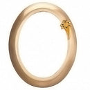 Bronzerahmen für ovale Fotokeramiken - verschiedene Größen - Wandmontage - icaro