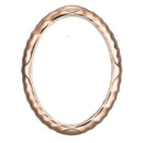 Bronzerahmen für ovale Fotokeramik - verschiedene Größen - wandmontiert - Welle