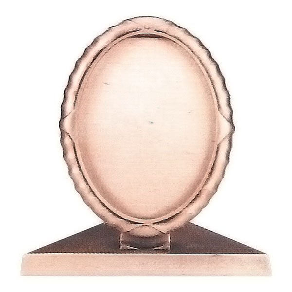 Cadre en bronze pour photos céramiques ovales - différentes tailles - vague