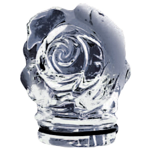 Petite flamme pour lampe votive - Petite rose de cristal 7.5cm