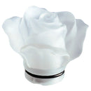 Tulipa en cristal para lamparas - Rosa de cristal cepillado 10cm