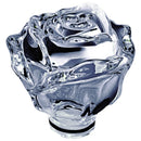 Tulipa en cristal para lamparas - Rosa De Suelo de cristal 13cm